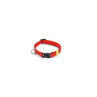 Produktbild von Beeztees Hundehalsband aus Nylon in Rot für kleine Hunde 20-30 cm