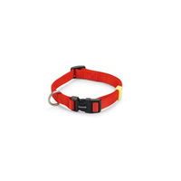 Produktbild von Beeztees Hundehalsband aus Nylon in Rot, verstellbar von 26 bis 40 cm