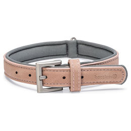 Beeztees Hundehalsband Balacron Ax aus Kunstleder in Rosa 36-44 cm - 20 mm – Bild 1 von 6