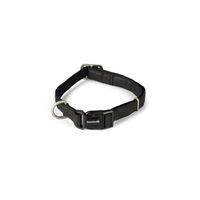 Produktbild von Beeztees Hundehalsband Macleather aus Kunstleder schwarz 45-70 cm