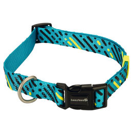 Beeztees Hundehalsband Memphis aus Nylon in Hellblau, verstellbar 48-70 cm – Bild 1 von 2
