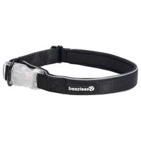 Produktbild von Beeztees Hundehalsband Parinca Safety Gear LED Nylon wasserabweisend schwarz mit wiederaufladbarem Akku