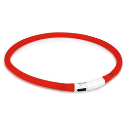Beeztees Hundehalsband Safety Gear Dogini USB rot mit wiederaufladbarem Akku 70 cm - 70 cm – Bild 1 von 5