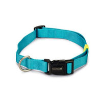 Produktbild von Beeztees Hundehalsband Uni Blau aus Nylon 48-70cm x 25mm