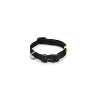Produktbild von Beeztees Hundehalsband Uni Schwarz aus Nylon 26-40 cm x 15 mm