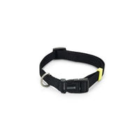 Produktbild von Beeztees Hundehalsband Uni Schwarz aus Nylon 35-50 cm x 20 mm