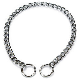Produktbild von Beeztees Hundehalskette Gliederkette aus Metall in Silber 55 cm
