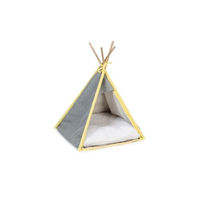 Produktbild von Beeztees Hundehöhle Aika Welpenzelt Tipi Grau XS aus Polyester 2000 g - 2 kg