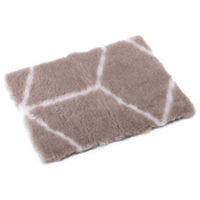 Produktbild von Beeztees Hundekissen Eco Drybed Qub Bench Beige Weiß 49 x 36 cm