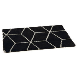 Beeztees Hundekissen Eco Drybed Qub Bench Schwarz Grau 109 x 69 cm – Bild 1 von 1