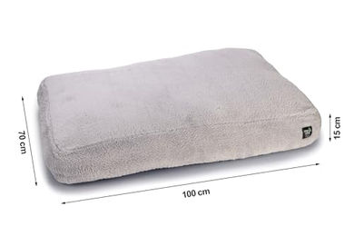 Beeztees Hundekissen Minus One Grau 100x70x15 cm aus REPREVE Polyester – Bild 1 von 4