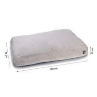 Produktbild von Beeztees Hundekissen Minus One Grau 100x70x15 cm aus REPREVE Polyester