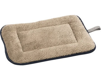 Beeztees Hundekissen Nano Chenille Grau Größe L 49 x 36 x 3,5 cm – Bild 1 von 5