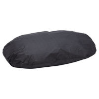 Produktbild von Beeztees Hundekissen Sofixa oval anthrazit aus Baumwolle 110 x 70 cm