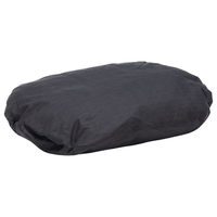 Produktbild von Beeztees Hundekissen Sofixa oval grau aus Baumwolle 63 x 45 cm