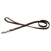 Produktbild von Beeztees Hundeleine aus Leder in Braun 130 cm x 16 mm