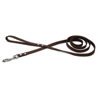 Produktbild von Beeztees Hundeleine aus Leder in Braun 200 cm x 16 mm