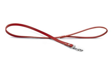 Beeztees Hundeleine aus Leder in Rot 100 cm - 100 cm – Bild 1 von 2