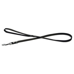 Beeztees Hundeleine aus Leder in Schwarz 100 cm x 12 mm - 100 cm – Bild 1 von 3