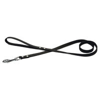 Produktbild von Beeztees Hundeleine aus Leder in Schwarz 130 cm x 16 mm - 130 cm