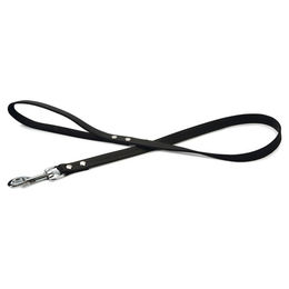 Beeztees Hundeleine aus Leder schwarz 100 cm x 18 mm – Bild 1 von 3