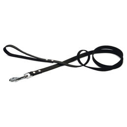 Beeztees Hundeleine aus Leder Schwarz 165 cm x 16 mm – Bild 1 von 7
