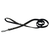Produktbild von Beeztees Hundeleine aus Leder Schwarz 165 cm x 20 mm - 165 cm