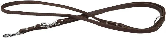 Beeztees Hundeleine aus Leder Schwarz 200 cm - 200 cm – Bild 1 von 7