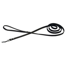 Beeztees Hundeleine aus Leder Schwarz 200 cm x 12 mm – Bild 1 von 7