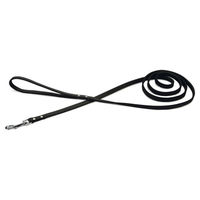Produktbild von Beeztees Hundeleine aus Leder Schwarz 200 cm x 12 mm