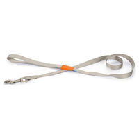 Produktbild von Beeztees Hundeleine aus Nylon in Hellgrau 120 cm x 1,5 cm - 120 cm
