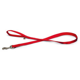 Beeztees Hundeleine Mac Leather aus Kunstleder in Rot, 120 x 25 cm - 1 Stk. – Bild 1 von 3