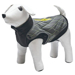 Beeztees Hundemantel Allia reflektierend grau wasserabweisend Polyester Rückenlänge 28 cm - 28 cm – Bild 1 von 4