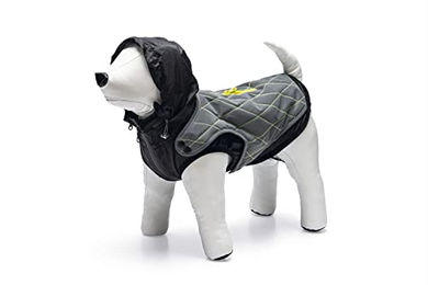 Beeztees Hundemantel Allia Safety Gear reflektierend grau wasserabweisend Polyester Größe 32 cm – Bild 1 von 7