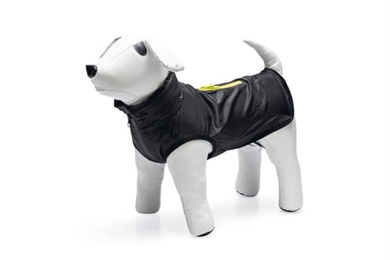 Beeztees Hundemantel Allia Safety Gear reflektierend grau wasserabweisend Polyester Größe 52 cm – Bild 1 von 8