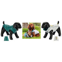 Produktbild von Beeztees Hundemantel Maly waterproof grau-grün 28 cm - 28 cm