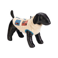 Produktbild von Beeztees Hundemantel Teddy Plüsch Winter Beige 20 cm