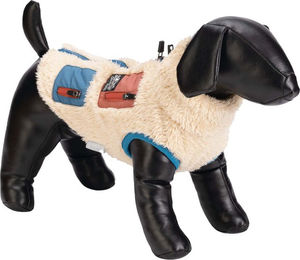 Beeztees Hundemantel Teddy Plüsch Winter Beige Größe 40 – Bild 1 von 5