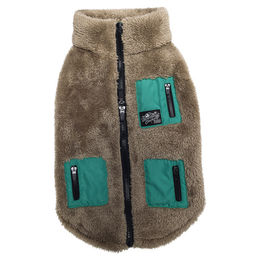 Produktbild von Beeztees Hundemantel Teddy taupe mit Rückenlänge 36 cm