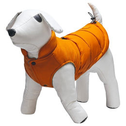 Produktbild von Beeztees Hundemantel Wisti Winter Mantel Orange wasserabweisend Rückenlänge 62 cm