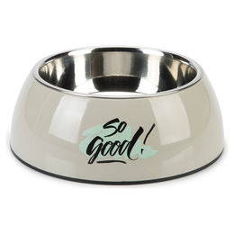 Beeztees Hundenapf So Good grau aus Kunststoff Durchmesser 22 cm - 700 ml – Bild 1 von 2