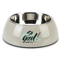 Produktbild von Beeztees Hundenapf So Good grau aus Kunststoff Durchmesser 22 cm - 700 ml