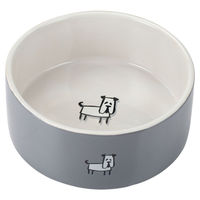 Produktbild von Beeztees Hundennapf Lou Keramik grau 2000ml - 2000 ml