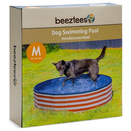 Beeztees Hundepool Doggy Dip rot/weiß 120 x 120 x 30 cm waterproof – Bild 1 von 3