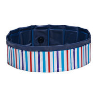 Produktbild von Beeztees Hundepool Doggy Dip Sprinkler blau Kunststoff Größe S Ø 80 x 20 cm - 100 l
