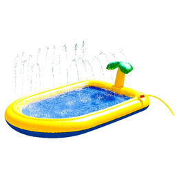 Beeztees Hundepool Palmy Gelb mit Sprinklern 163x100x47 cm – Bild 1 von 5