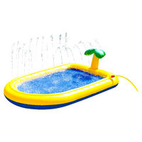 Produktbild von Beeztees Hundepool Palmy Gelb mit Sprinklern 163x100x47 cm