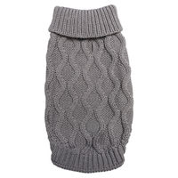Produktbild von Beeztees Hundepullover Marie grau mit Rückenlänge 36 cm aus Polyester