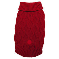 Produktbild von Beeztees Hundepullover Marie Rot Winter Pullover aus Polyester mit 20 cm Rückenlänge