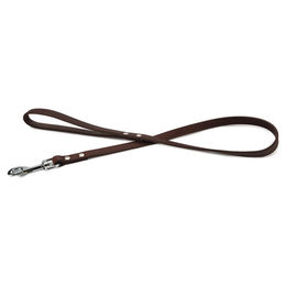 Beeztees Hundeschleppleine aus Leder braun 100 cm – Bild 1 von 3